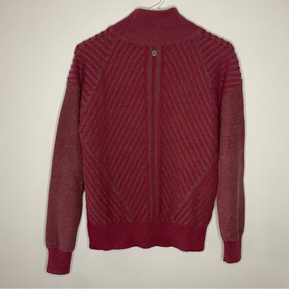 prAna Maroon Red Sentiment Turtleneck Sweater Size S - Picture 9 of 12